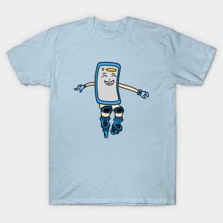 Cute cartoon roller skating T-Shirt